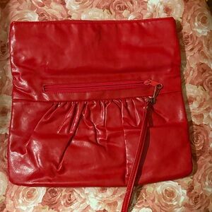 Elegant Red Clutch Bag